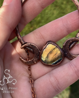 Hair Pin Triple Moon
