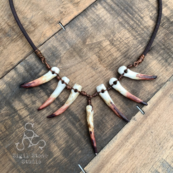 Porcelain Fangs Necklace - Image 5