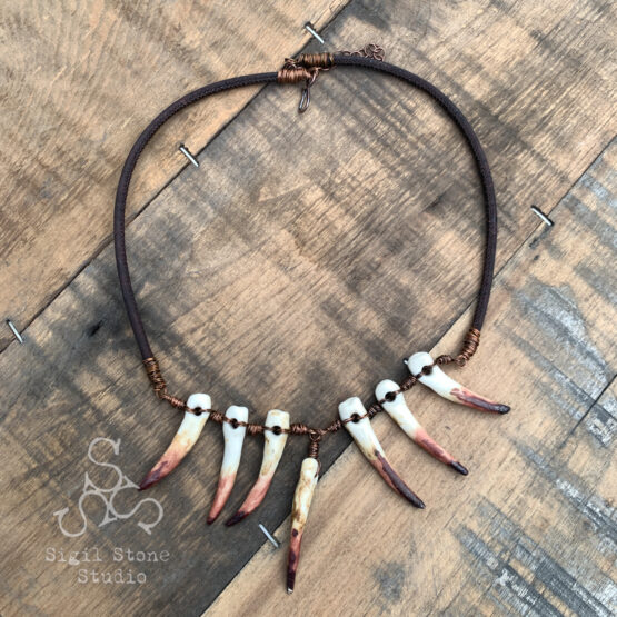 Porcelain Fangs Necklace - Image 4