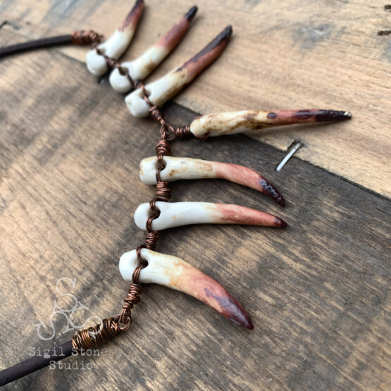 Porcelain Fangs Necklace - Image 3