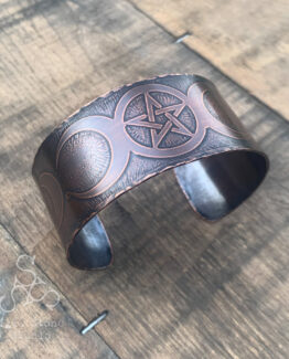 Copper Cuff Medium - Moons
